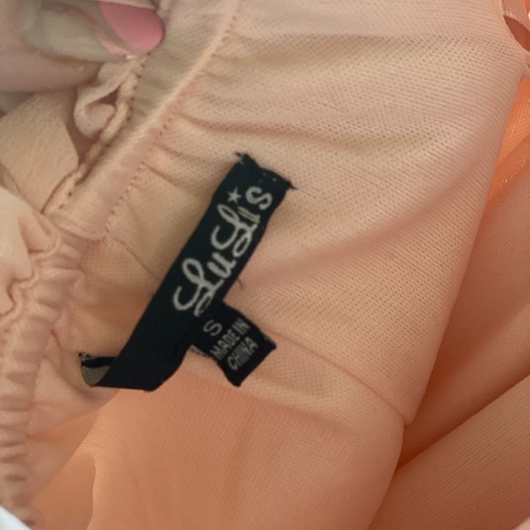 Like new Lulus Pink Maxi Gown - Picture 4 of 5